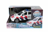 Kids Globe Politie Volvo EX90 NL die cast licht geluid pull back 13,5 cm - thumbnail