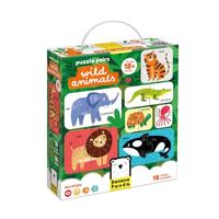 Banana Panda - puzzelparen wilde dieren - 18dlg. - thumbnail