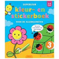 Deltas Superleuk kleur- en stickerboek voor de allerkleinsten - thumbnail
