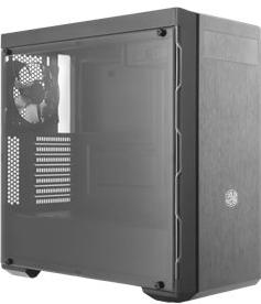 MasterBox MB600L - Midtowermodel - ATX - geen voeding (ATX) - USB/Audio - zwart met gunmetal rand - zonder ODD MasterBox MB600L - Midtowermodel - ATX - geen voeding (ATX) - USB/Audio - zwart met gunmetal rand - zonder ODD