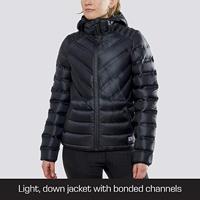 Craft 1908007 Lt Down Jacket Wmn - Black - L - thumbnail