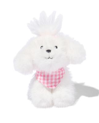 HEMA Sleutelhanger 9x9x12cm hond met sjaaltje