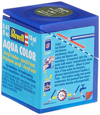 Revell 36361 Aqua Color verf Olijf-groen (zijdemat) Kleurcode: 361 RAL-kleurcode: 6003 Doos 18 ml