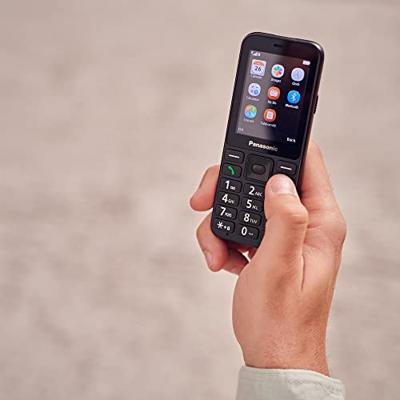 Panasonic KX-TU250EXB 4G Essentials mobiele telefoon, SOS noodoproepknop, handsfree functie, groot display