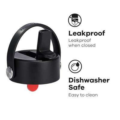 Hydro Flask Wide Flex Straw Cap Onderdeel Black