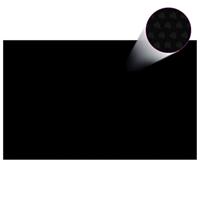 Zwembadfolie solar drijvend 260x160 cm PE zwart en blauw - thumbnail