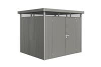 Biohort Highline H3 metalen berging 275x235x222 cm met dubbele deur- Plat dak- Metaal- Biohort - thumbnail