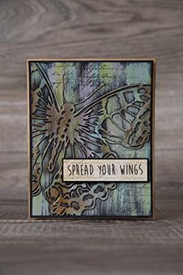 Sizzix • tim holtz thinlits die perspective butterfly