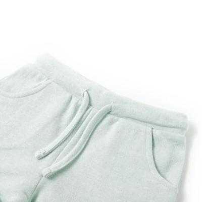 Kindershorts met trekkoord 116 gemengd lichtmintkleurig Kindershorts met trekkoord 116 gemengd lichtmintkleurig