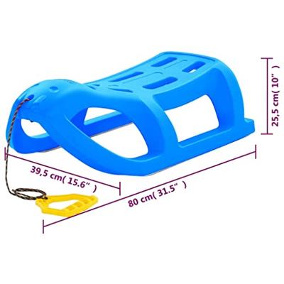 VidaXL Slee 80x39,5x25,5 cm polypropeen blauw VidaXL Slee 80x39,5x25,5 cm polypropeen blauw