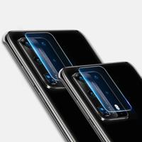 Voor Huawei P40 Pro mocolo 0 15mm 9H 2.5D Round Edge cameralens gehard glas film(transparant) - thumbnail