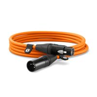 Rode XLR-3M Orange premium XLR-kabel 3 meter - thumbnail