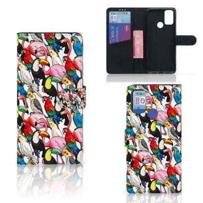Alcatel 1S (2021) | Telefoonhoesje | Met pasjeshouder | Birds Alcatel 1S (2021) | Telefoonhoesje | Met pasjeshouder | Birds