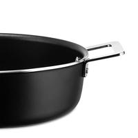 Alessi Braadpan Pots&Pans - AJM102/24 B - Zwart - ø 24 cm / 3.4 liter - door Jasper Morrison - thumbnail