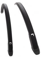 Messingschlager M-wave mud max ii f+r spatbord set 28" kunststof zwart 45 mm. - thumbnail