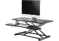 Neomounts computerwerkplek NS-WS300BLACK - thumbnail