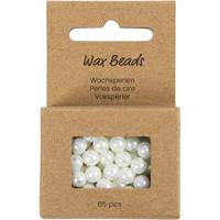 Creativ Company Waskralen, d 6 mm, gatgrootte 1,9 mm, parelmoer, 65 stuk/ 1 doos - thumbnail