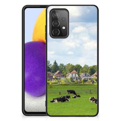 Samsung Galaxy A72 (5G/4G) Dierenprint Telefoonhoesje Koeien Samsung Galaxy A72 (5G/4G) Dierenprint Telefoonhoesje Koeien