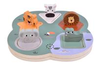 Small Foot - houten 3d dierengeluiden puzzel safari - thumbnail