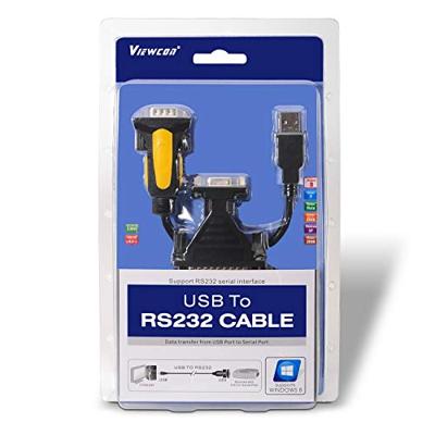 AISENS A104 – 0039 – 1,8 m USB naar seriële converter, zwart