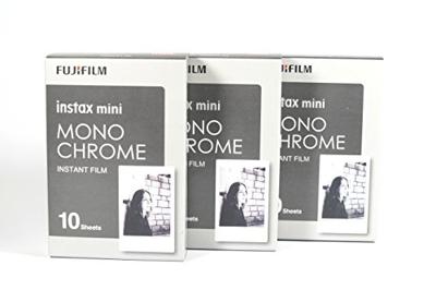 Fujifilm instax 3x10 film mini camera, monochrome WW1 zwart/wit