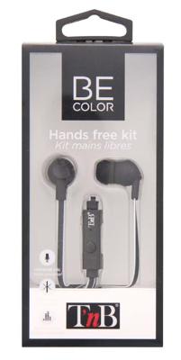 Tnb - TNB BE Color - in-ear hoofdtelefoon + microfoon - zwart/wit