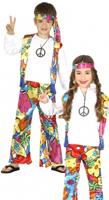 Hippie peace kostuum kind - thumbnail