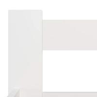 Bedframe massief grenenhout wit 180x200 cm - thumbnail