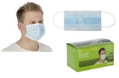 Medisch mond neusmasker blauw type ii r 3 laags %C3%A0 50st