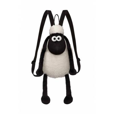 Aurora rugzak Shaun het schaap 50 cm wit/zwart