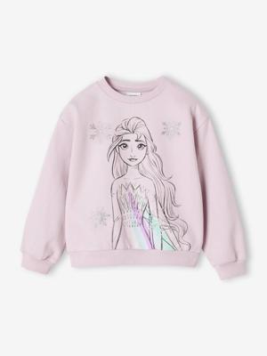 Sweater met glitter FROZEN Elsa lila (poederkleur)
