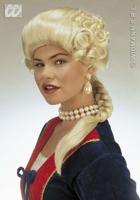 Pruik Hertogin Josephine blond - thumbnail