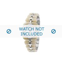 Diesel horlogeband DZ5080 Roestvrij staal (RVS) Beige 20mm - thumbnail