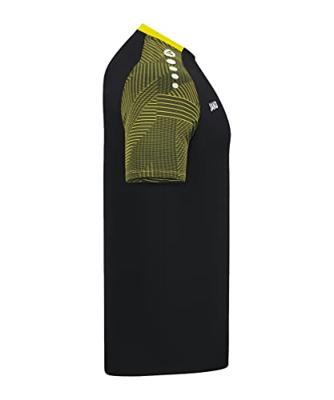 JAKO 6122 T-Shirt Performance - Zwart/Zachtgeel - 4XL