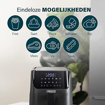 Princess 01.182031.01.001 Airfryer 3.5 l 1350 W Timerfunctie, Instelbare temperatuur, Heteluchtfunctie, Oververhittingsbeveiliging, Anti-aanbaklaag, Met - thumbnail