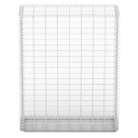 VidaXL Schanskorf met deksels 100x80x30 cm gegalvaniseerd draad - thumbnail
