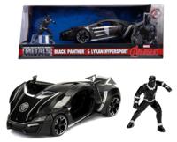Jada Toys Jada die-cast avengers black panther met auto 1:24 - thumbnail