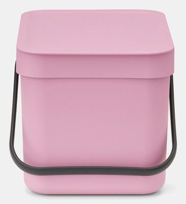 Brabantia Sort & Go afvalemmer 6 liter Lilac Pink