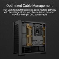 Asus TUF Gaming GT302 ARGB Midi-tower PC-behuizing Zwart 4 voorgeïnstalleerde ventilators, Geïntegreerde verlichting, Stoffilter, Zijvenster - thumbnail