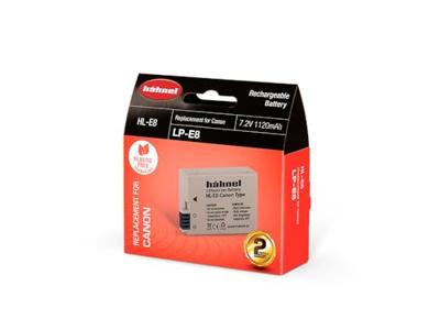 Hähnel Fototechnik HL-E8 Camera-accu Vervangt originele accu LP-E8 7.2 V 1120 mAh