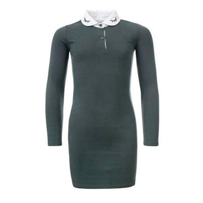 LOOXS 10sixteen jurk met kraagje grijs