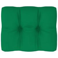 vidaXL Bankkussen pallet 50x40x10 cm groen - thumbnail