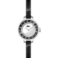 Lacoste horlogeband LC-15-3-14-0084 / 2000391 Leder Zwart 6mm + zwart stiksel - thumbnail