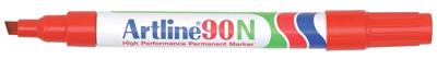 Viltstift Artline 90 schuin 2-5mm rood
