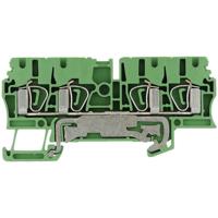 Weidmüller 1608660000-1 Aardingsklem Spanveer Groen-geel 1 stuk(s) - thumbnail