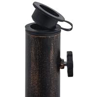 VidaXL Parasolvoet 12 kg 48 cm gietijzer bronskleurig - thumbnail