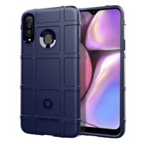 Volledige dekking schokbestendig TPU Case voor Galaxy A20s (blauw) - thumbnail