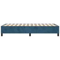 Boxspringframe fluweel donkerblauw 100x200 cm - thumbnail