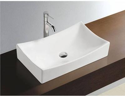 Opzetwastafel Wiesbaden Slide Keramiek 54x34cm Zonder Overloop Wit Opzetwastafel Wiesbaden Slide Keramiek 54x34cm Zonder Overloop Wit