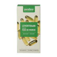 Purasana Levertraan 120 Softgels - thumbnail